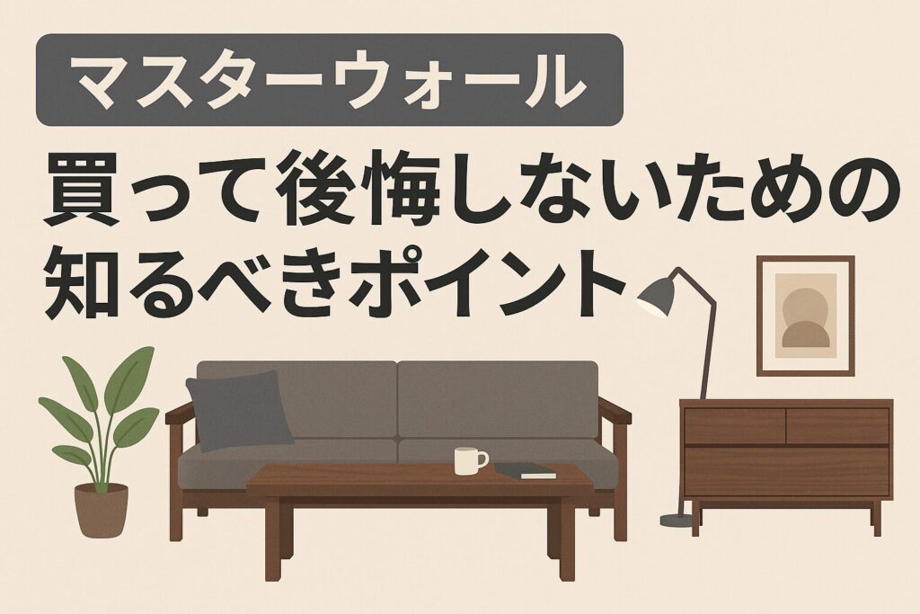 マスターウォールで後悔